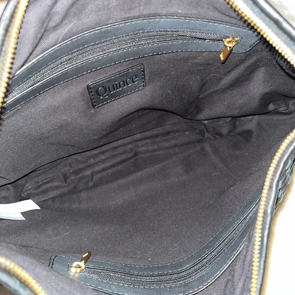 Quince Black Woven Hobo Bag - Picture 6 of 6